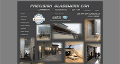 Desktop Screenshot of precisionglasswork.com